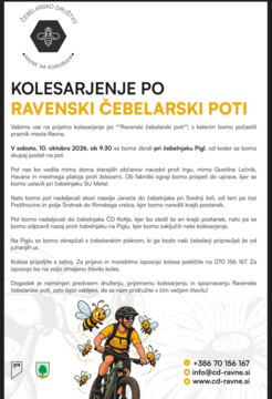 Kolesarjenje po čebelarski poti